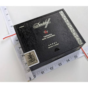 Empty Cigar box for Crafts Storage Purse Making Guitars Juggling Trinkets Herb